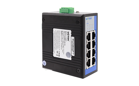 工業級以太網交換機_UT-6408GC 8口千兆非網管型以太網交換機